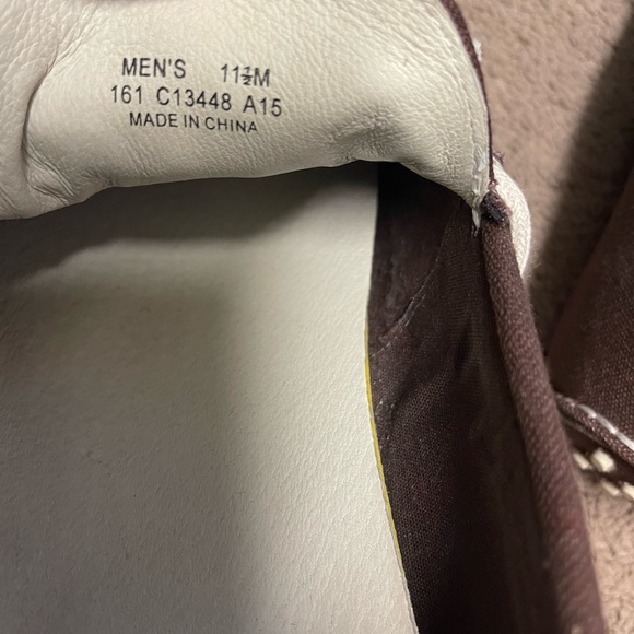 Cole Haan mens drivers fabric brwn/cream sz 11.5 - Picture 6 of 7